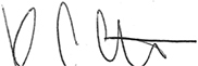 The signature of Kim Christen.