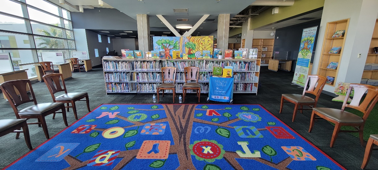 A rug in a library

AI-generated content may be incorrect.